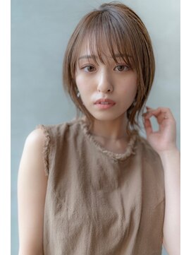 ハバナ 渋谷(HAVANA) 小顔カット/ミルクティーベージュ/20代30代40代