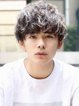 ネイビー(NAVY) 強めスパイラル!ミックスウェーブマッシュ