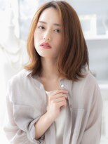 モッズヘア 越谷(mod's hair)&nbsp;外国人風大人ハイライト外ハネくびれミディa越谷20代30代40代