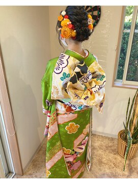 アトリエシェリー 振袖着付け