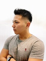 セッヂ バーバースタヂオ(SEDGE Barber Studio)&nbsp;ツイストスパイラルツーブロック刈り上げフェード[小岩バーバー]