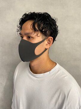 ソアー 新大阪(SOAR) センターアップナチュラルパーマ×センターパート【新大阪】