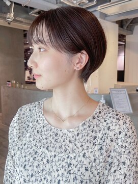 アイティーバイアルバム 八王子店(IT by ALBUM) ナチュラルショート_チェリーブラウンフェミニンロング_ba420671