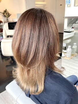 ラナヘアーサロン コウゾウジ(Lana hair salon KOZOJI) ハイレイヤー×インナーカラー