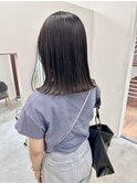切りっぱなしヘア