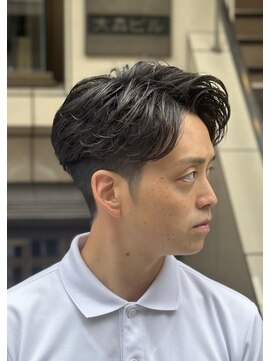 ドルクス 日本橋(Dorcus) ニュアンスビジネスワンカールパーマ　刈り上げ日本橋