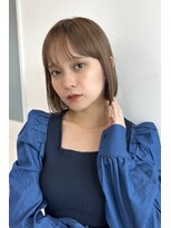 レミエ ダイカンヤマ(lemiie)&nbsp;切りっぱなしボブ★ブラウンカラー