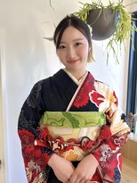 オーシャン(Ocean)&nbsp;【OceanHair&Life田中愛梨】成人式ヘア！編み込みゆるふわ◎