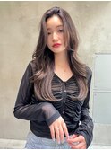 リベルテ銀座20代 ワンホンヘア×オリーブブラウン