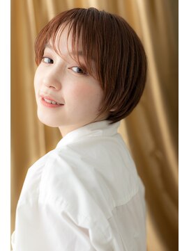 カバーヘア ブリス 志木南口駅前店(COVER HAIR bliss) □艶髪カーキベージュマッシュルームヘア404志木10代20代30代