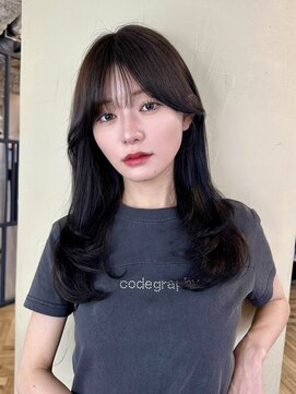 アリスバイアフロート 自由が丘(ALICe by AFLOAT) ローレイヤー／シースルーバング／顔まわりカット