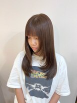 イオエ 梅田(ioe)&nbsp;ダブルカラー/大人ボブ/黒髪スタイル/髪質改善/縮毛矯正