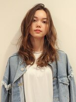 マイラ 銀座(myla)&nbsp;似合わせくびれ小顔カットネビージュワンレンひし形ボブルフ黒髪