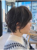 前髪カタログ/イメチェンスタイル／ウェーブパーマ/こなれミディ