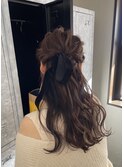 ハーフアップセット