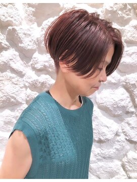 モアナ バイ ヘッドライト 川口店(Moana by HEADLIGHT) Moana【川口】#ハンサムショート#センターパート#大人可愛い