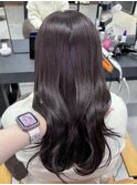 ラベンダーカラー、透明感カラー、ブリーチなしカラー