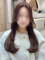 イメチェン外ハネボブ美髪ワイドバングミディアムレイヤーカット