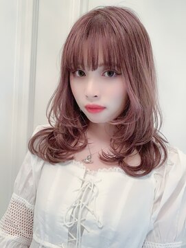 アルバム 新宿(ALBUM SHINJUKU) ミディアム顔周りレイヤー前髪カット_29727