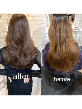 マーリャヘアー(mallia hair) レイヤースタイルレイヤーカットロングレイヤー小顔スタイル