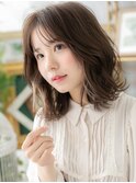 イヤリングカラー小顔ひし形レイヤーカットc6浦和20代30代40代