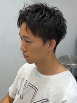 フィフス 渋谷(fifth)&nbsp;ラフな質感の無造作パーマ×スパイキーショートスタイル