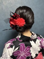 浴衣×お団子ヘアセット【浴衣着付お団子ヘア】