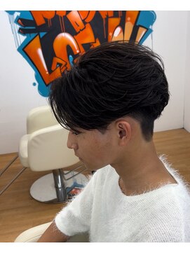 ビカム 名駅(become) フェザーパーマメンズマッシュ