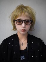 ギークス(GEEKS) 【GEEKS渋谷】レイヤーボブ/デザインカラー/ハイトーン/前髪あり