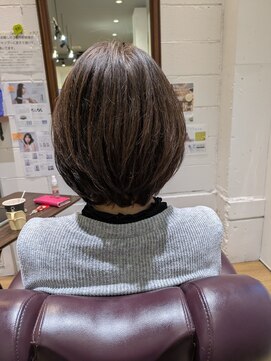チアー ヘアリラクゼーション(cheer HAIRRELAXATION) 前上がりボブ