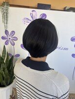 イチ(ICHI)&nbsp;首元すっきり◎アッシュダークブラウンの大人ショート