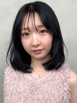 ニコ トウキョウ 渋谷(nico TOKYO) ロングレイヤーカット顔周りレイヤーウルフハッシュカット韓国