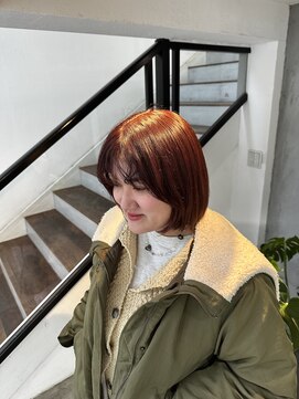 エムドットヘアーサロン(M. hair salon) 暖色カラー+6step treatment