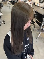 ラック 津田沼(LUCK)&nbsp;オリーブグレージュ/津田沼/韓国/ケアブリーチ/似合わせカット