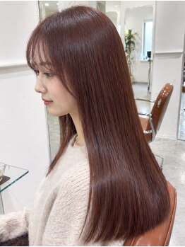 ラエティティア ロコ 刈谷店(Laetitia loco)の写真/大人女性に大人気◎自然な仕上がりと低刺激なカラーで白髪をカバーしながら、艶のある上質な色味に＊