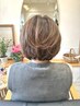 《人気No.2》【頭皮と髪を守る】薬剤除去カラーカット+トリートメント￥15000