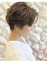 モアナ バイ ヘッドライト ビガミ 弘前(Moana by HEADLIGHT)&nbsp;Moana【弘前】#ハンサムショート#ベージュ#20代30代40代50代