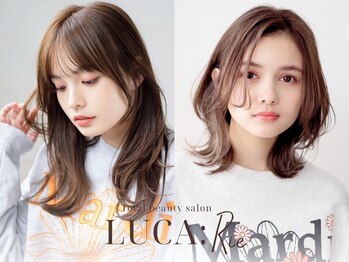ルカリエ(LUCA:Rie)の写真/韓国風レイヤー×顔まわりで一気に垢抜け♪前髪・おくれ毛までこだわる小顔カットはルカリエにお任せ☆#蕨
