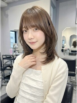 フォト イケブクロ(foto IKEBUKURO) 結べるミディアムレイヤー/イメチェン/顔まわり/池袋
