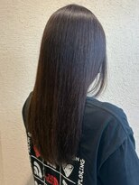 美々百花 ザスパ(美々百花 theSPA)&nbsp;髪質改善 艶髪 髪質改善ストレート ダークアッシュ 30代