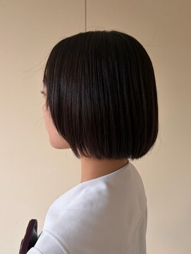 カシェ リタ ヘアー(CACHE'&RITA HAIR) パツっと感を馴染ませるボブ◯2wayバング◯顔まわりカット
