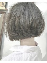 ヘアーアンドアトリエ マール(Hair&Atelier Marl)&nbsp;【Marlイメチェンスタイル】オリーブブルーベージュの抜け感ボブ