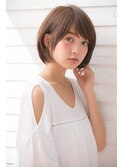 乾かすだけでキマるひし形シルエットグレージュエアリーショート