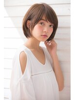 ガーデントウキョウ(GARDEN Tokyo) 乾かすだけでキマるひし形シルエットグレージュエアリーショート