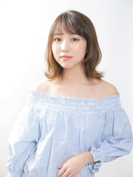 モーラ 浅香山店(MOLLA) くびれ×外ハネカール【夏カラー/レイヤーロング】