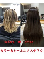 イーウェーブ ヘア(E-WAVE hair)&nbsp;カラー＋エクステ派手髪から清楚系に
