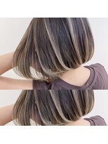 ジゼル(gisele)&nbsp;（小山）ボブ×バレイヤージュ