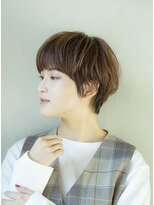 ロンド ストラーダ 心斎橋(Lond strada)&nbsp;【津賀　涼】ショートグレージュカラーボブウルフココアベージュ