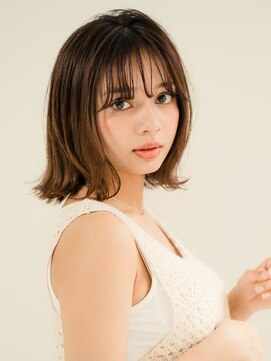 エンタク 新宿(enntaku) 外ハネ/シースルーバング/ボブウルフ/シアー【新宿/西新宿】