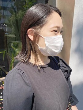 クリアーオブヘアー 一社店(clear OF HAIR) 透け感インナーベージュカラー【@mmk26___】